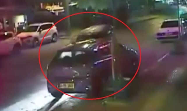 Bursa'da gece park ettiği otomobilini, sabah hasarlı buldu