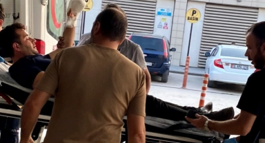 Bursa'da motorlu testereyle odun kesen gencin 2 parmağı koptu