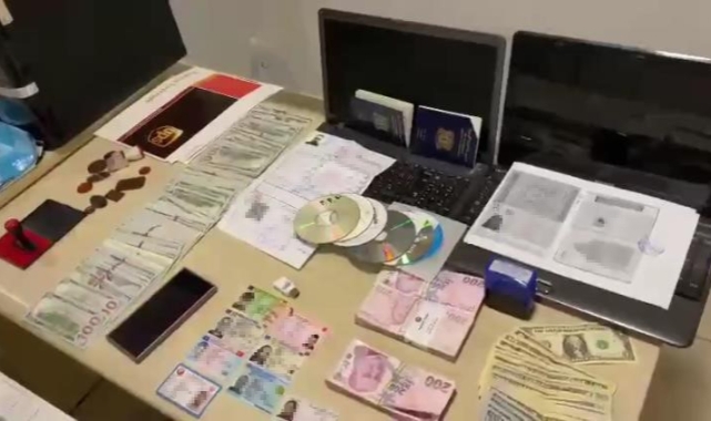 Bursa'da sahte evrak basan şüpheliler operasyonla yakalandı