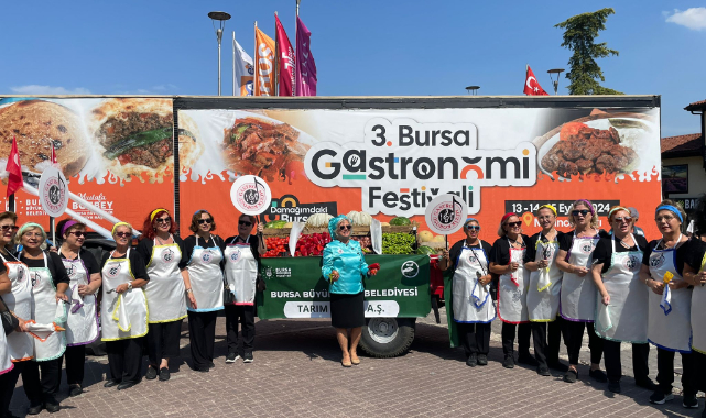 Bursa Uluslararası Gastronomi Festivali büyük bir coşkuyla başladı