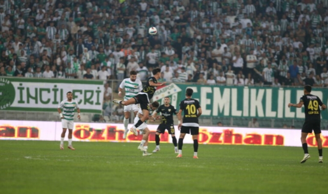 Bursaspor'un galibiyet serisi bozuldu!