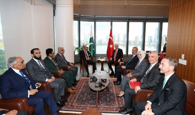 Cumhurbaşkanı Erdoğan, Pakistan Başbakanı Şerif’i kabul etti