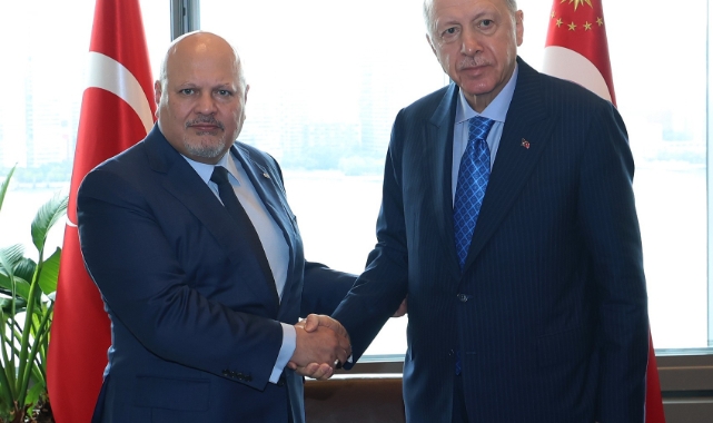 Cumhurbaşkanı Erdoğan, UCM Başsavcısı Han’ı kabul etti