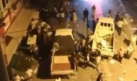 Düğün yeri savaş alanına döndü