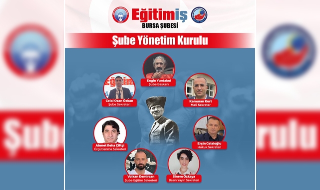 Eğitim-İş Bursa’da başkan değişti!