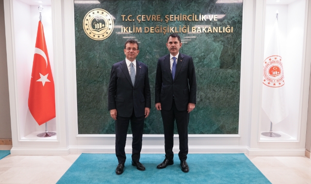 Ekrem İmamoğlu'ndan Bakan Kurum'a ziyaret