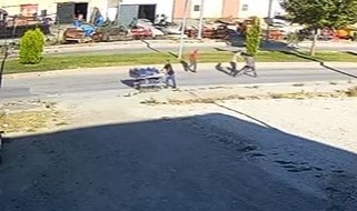 Elazığ'da bisiklet yayaya çarptı