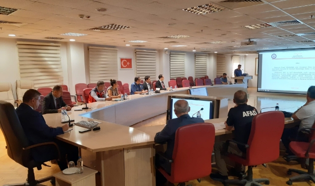 Eskişehir Afet Müdahale Planı çerçevesinde yapılan toplantılar sürüyor