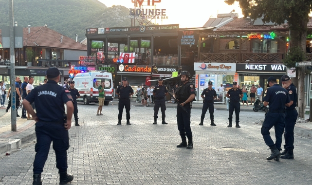 Fethiye’de silahlı şişeli taşlı kavga: 13 yaralı