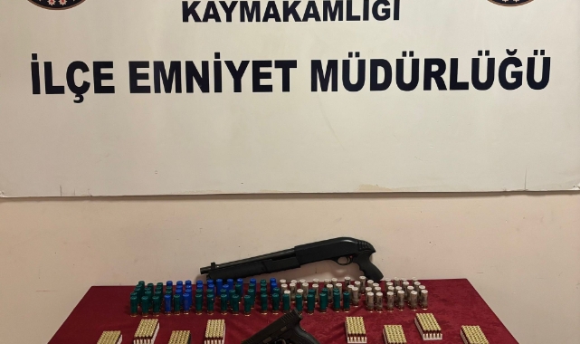 Gaziantep’te 2 adet ruhsatsız silah ele geçirildi