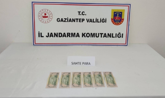 Gaziantep'te kalpazanlık yapan şahsa jandarmadan suçüstü