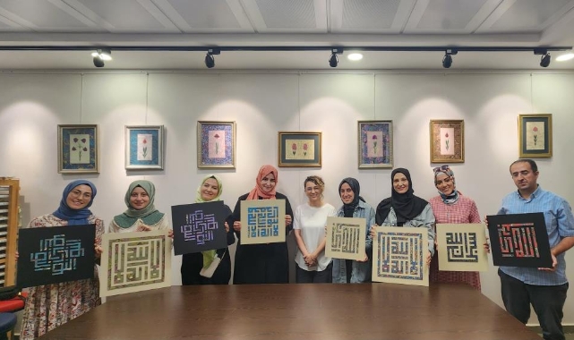 Ebru Sanat'ının atölyesi tamamlandı