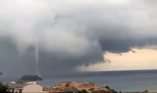 Giresun'da denizde hortum paniği!