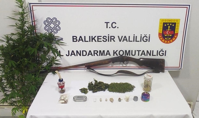 Gönen'de uyuşturucu operasyonu