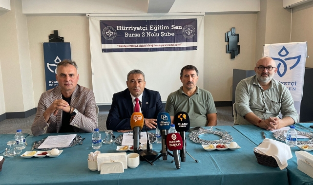 Hürriyetçi Eğitim Sen Bursa Şubesi: "Yeni Eğitim-Öğretim Yılı sancılı başlıyor!"