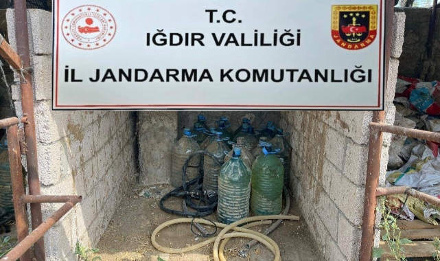Iğdır'da kaçak akaryakıt operasyonu