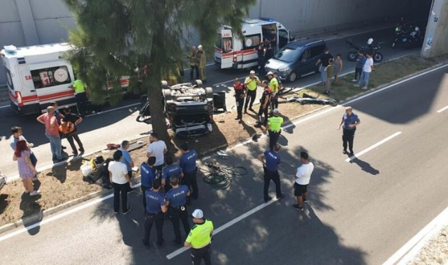 İzmir'de feci kaza