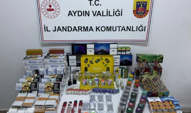 Jandarmadan kaçak sigara baskını: 1 gözaltı