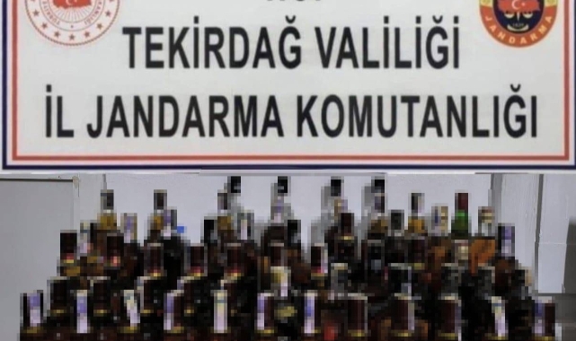 Kaçak alkole jandarma darbesi
