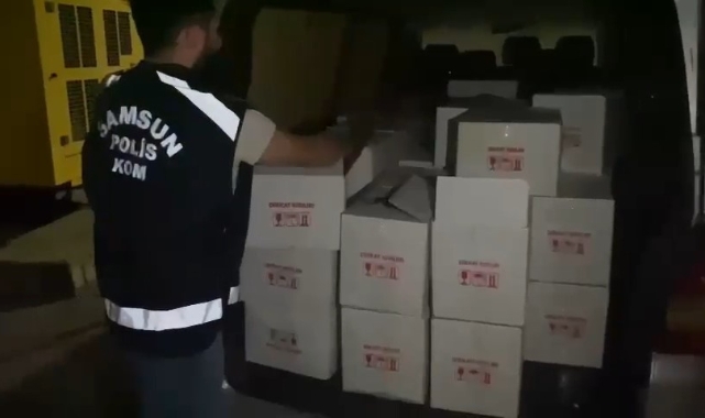 Kaçak içki yapımında kullanılan 1 ton etil alkol ele geçirildi
