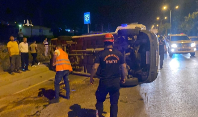 Kahramanmaraş’ta feci kaza yaptı
