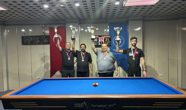 Kayseri Bilardo İl Birinciliği tamamlandı