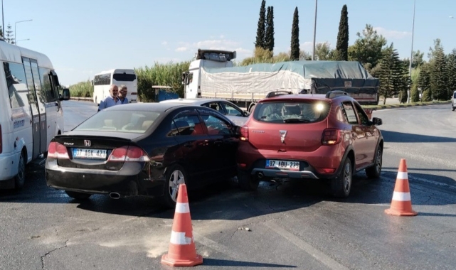 Kazada şans eseri kimsenin burnu bile kanamadı