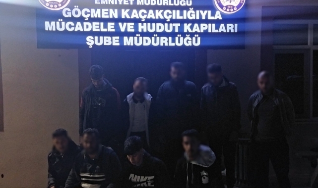 Kırklareli’nde 9 kaçak göçmen yakalandı