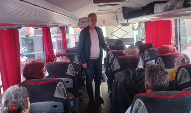 Kırşehir polisi yolcu gibi bindiği otobüste denetim yaptı