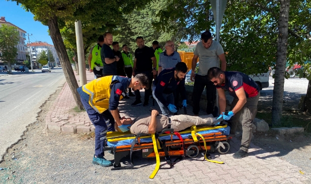 Konya'da otomobiller çarpıştı