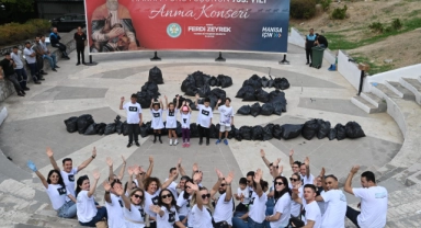 Manisa Büyükşehir'den ‘Atıksız Bir Dünya’ için çöp toplama etkinliği