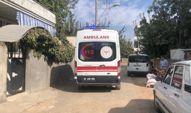 Merdivenlerden düşen işçi yaralandı