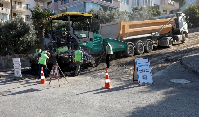 Mudanya'da yollar yenileniyor