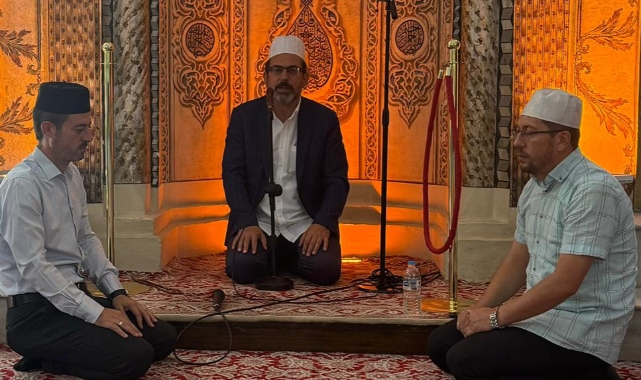 Muradiye Camiinde Ahilik Haftasına mevlitli kutlama
