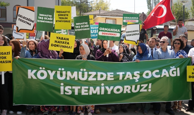 Nilüferlilerden "taş ocağı" tepkisi