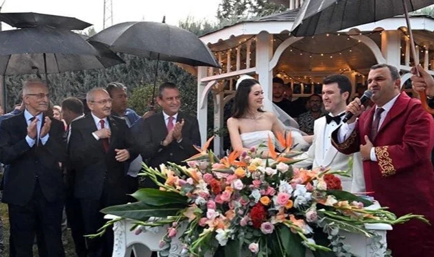 Özel ve Kılıçdaroğlu, nikah şahitliği yaptı
