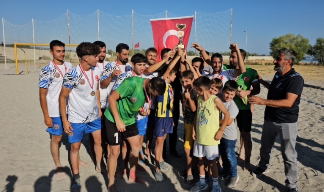 Plaj Futbolu Adilcevaz Etabı tamamlandı