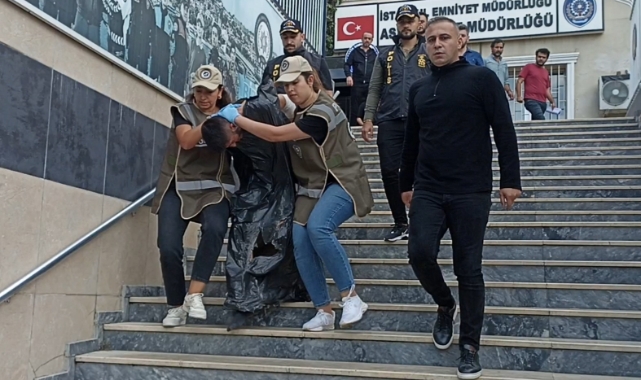 Polis Şeyda Yılmaz'ı şehit eden saldırgan adliyeye işte böyle götürüldü!