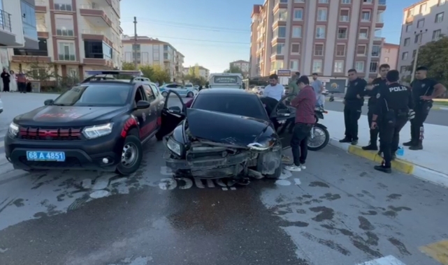 Polisten kaçan sürücü kaza yapınca yakalandı