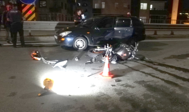 Rize'de motosiklet kazası: 1 ölü