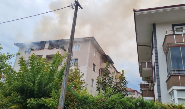 Sakarya’da şehir merkezinde korkutan yangın