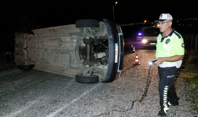 Samsun'da fındık işçilerini taşıyan minibüs devrildi: 18 yaralı