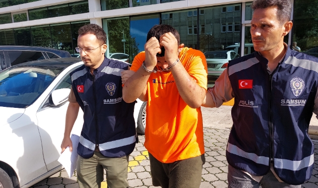 Samsun'da hamile eşini darp eden koca tutuklandı