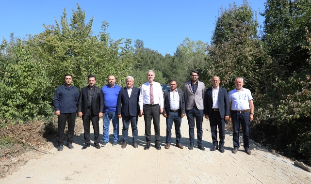 Süle Mahallesi'nde parke taş ve arazi yolu çalışmaları tamamlandı