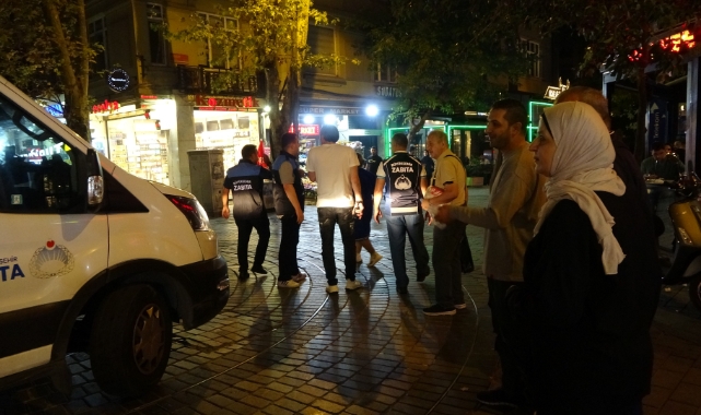 Taksim’de dilenci operasyonu