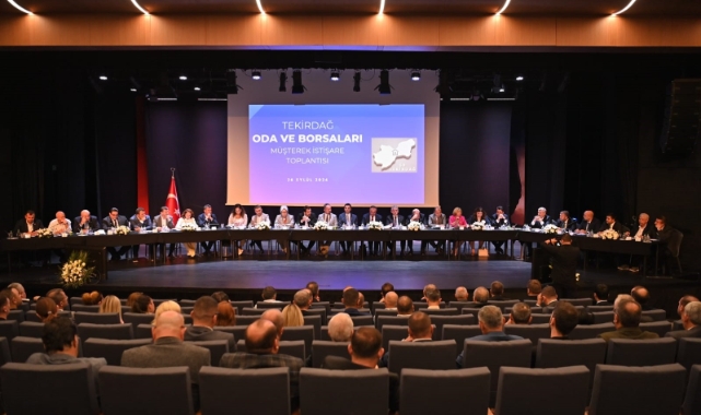 Tekirdağ Oda ve Borsaları Müşterek İstişare Toplantısı Çorlu'da gerçekleştirildi