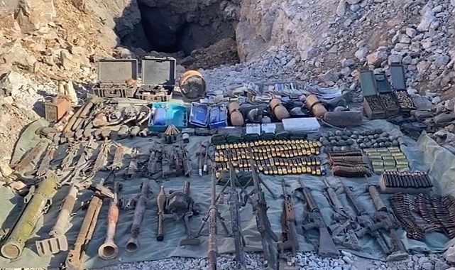 Terör örgütüne Gürz-17 operasyonu!  71 mağara ve sığınak imha edildi