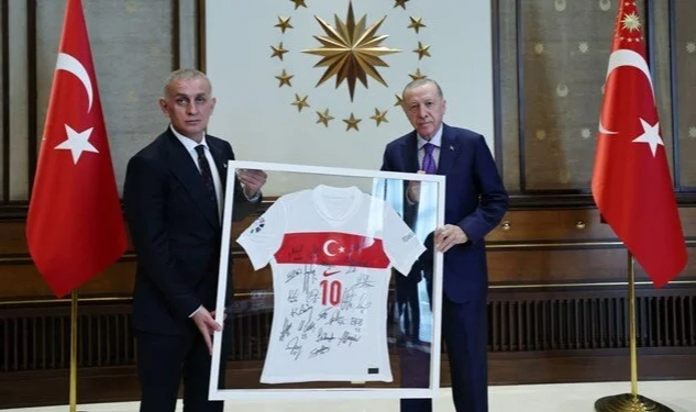 TFF'den Cumhurbaşkanı Erdoğan'a ziyaret