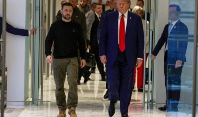 Trump, Zelenskiy ile görüştü!