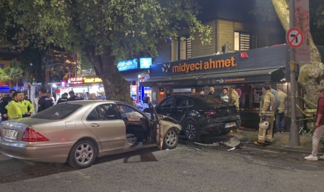 Üsküdar'da korkutan kaza